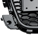 RS3 Style Frontgrill für Audi A3 8P 2008 2009 2010 2011 2012 2013 - Wabengitter schwarz glänzend