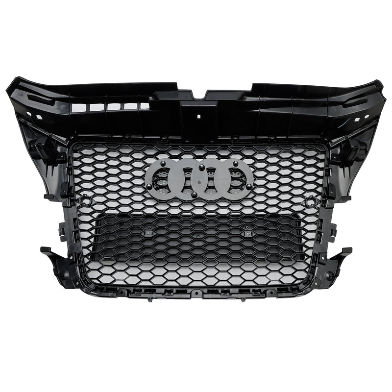 Svart glansig kylargaller bikakegaller för Audi A3 8P 2008-2013 Facelift RS3