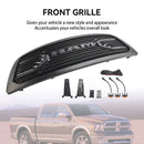 2009-2012 Dodge Ram 1500 Matt Schwarz Frontstoßstangengrill mit LED-Beleuchtung Direkteinstellung