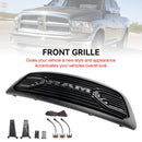 2009-2012 Dodge Ram 1500 Matt Schwarz Frontstoßstangengrill mit LED-Beleuchtung Direkteinstellung