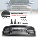 2009-2012 Dodge Ram 1500 Matt Schwarz Frontstoßstangengrill mit LED-Beleuchtung Direkteinstellung