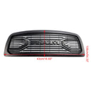 2009-2012 Dodge Ram 1500 Matt Schwarz Frontstoßstangengrill mit LED-Beleuchtung Direkteinstellung