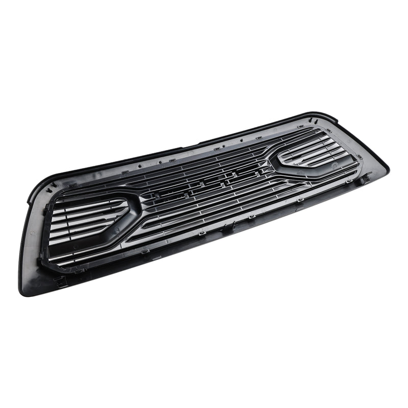 2009-2012 Dodge Ram 1500 Matt Schwarz Frontstoßstangengrill mit LED-Beleuchtung Direkteinstellung
