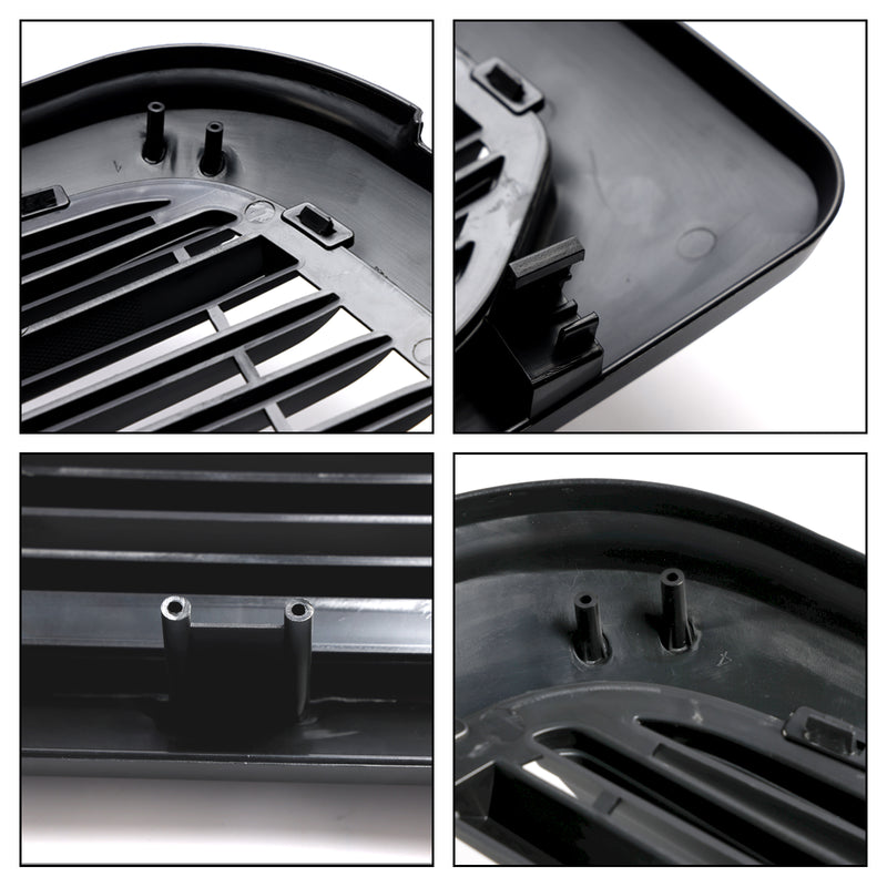 2009-2012 Dodge Ram 1500 Matt Schwarz Frontstoßstangengrill mit LED-Beleuchtung Direkteinstellung