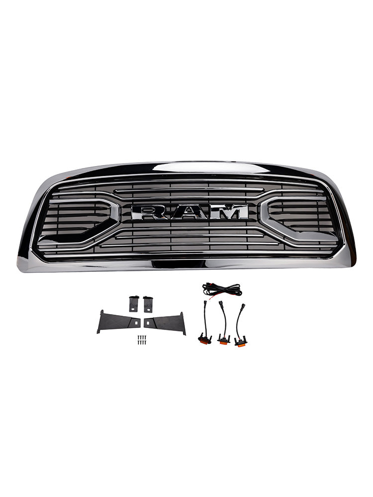 2009-2012 Dodge Ram 1500 mit LED-Beleuchtung, verchromtem Frontstoßstangengrill
