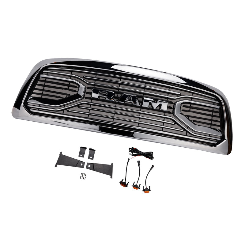 2009-2012 Dodge Ram 1500 mit LED-Beleuchtung, verchromtem Frontstoßstangengrill