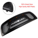 2009-2012 Dodge Ram 1500 mit LED-Beleuchtung, schwarzer Frontstoßstangengrill