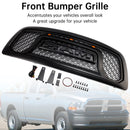 2009-2012 Dodge Ram 1500 mit LED-Beleuchtung, schwarzer Frontstoßstangengrill