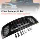 2009-2012 Dodge Ram 1500 mit LED-Beleuchtung, schwarzer Frontstoßstangengrill