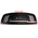 2009-2012 Dodge Ram 1500 mit LED-Beleuchtung, schwarzer Frontstoßstangengrill