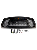 2009-2012 Dodge Ram 1500 mit LED-Beleuchtung, schwarzer Frontstoßstangengrill