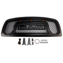 2009-2012 Dodge Ram 1500 mit LED-Beleuchtung, schwarzer Frontstoßstangengrill