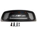2009-2012 Dodge Ram 1500 mit LED-Beleuchtung, schwarzer Frontstoßstangengrill