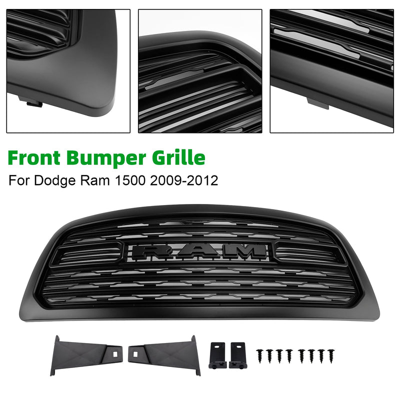 2009-2012 Dodge Ram 1500 mit LED-Beleuchtung LTD-Style Frontstoßstangengrill