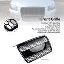 Für Audi A3 8P 2004-2008 Pre-Facelift Kühlergrill Wabengrill Front Tuning Grill Emblemhalter