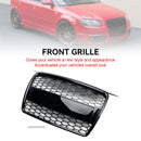 Für Audi A3 8P 2004-2008 Pre-Facelift Kühlergrill Wabengrill Front Tuning Grill Emblemhalter