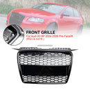 Für Audi A3 8P 2004-2008 Pre-Facelift Kühlergrill Wabengrill Front Tuning Grill Emblemhalter