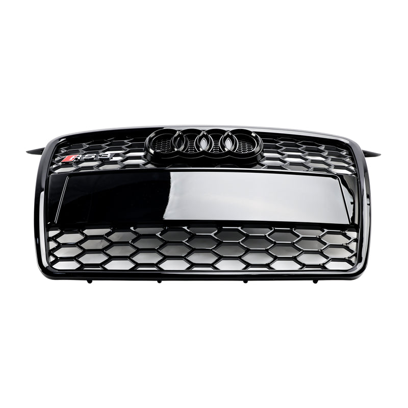 Kühlergrill Wabengrill Front Tuning Grill Emblemhalter Für Audi A3 8P 2004-2008