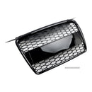 Für Audi A3 8P 2004-2008 Pre-Facelift Kühlergrill Wabengrill Front Tuning Grill Emblemhalter