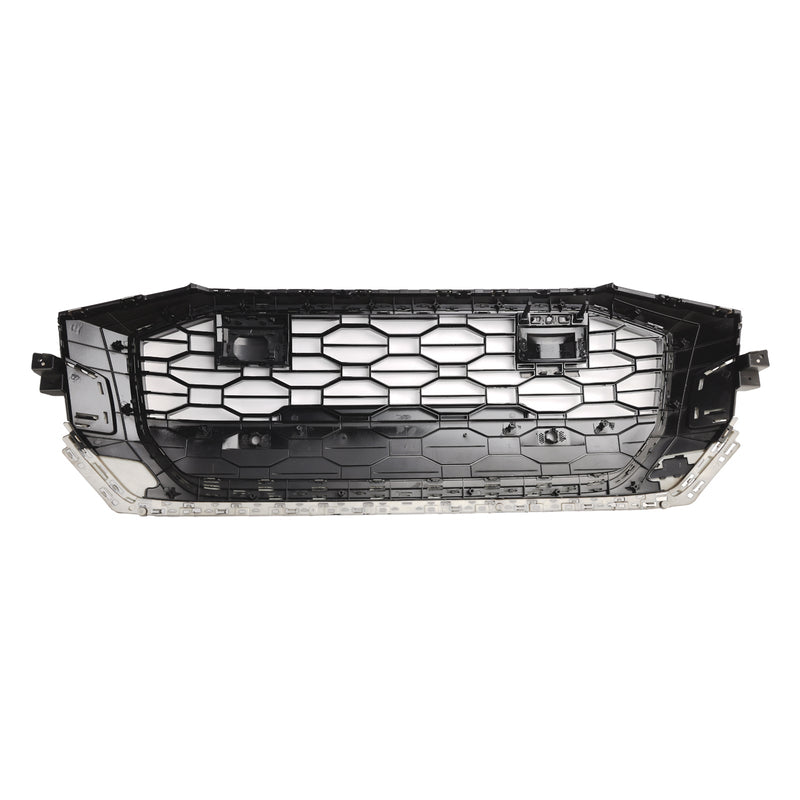 2019-2023 Audi Q8/SQ8 RSQ8 Style jäähdyttimen säleikkö korkeakiiltoisena mustana hunajakennolla