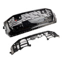 2019-2023 Audi Q8/SQ8 RSQ8 Style jäähdyttimen säleikkö korkeakiiltoisena mustana hunajakennolla