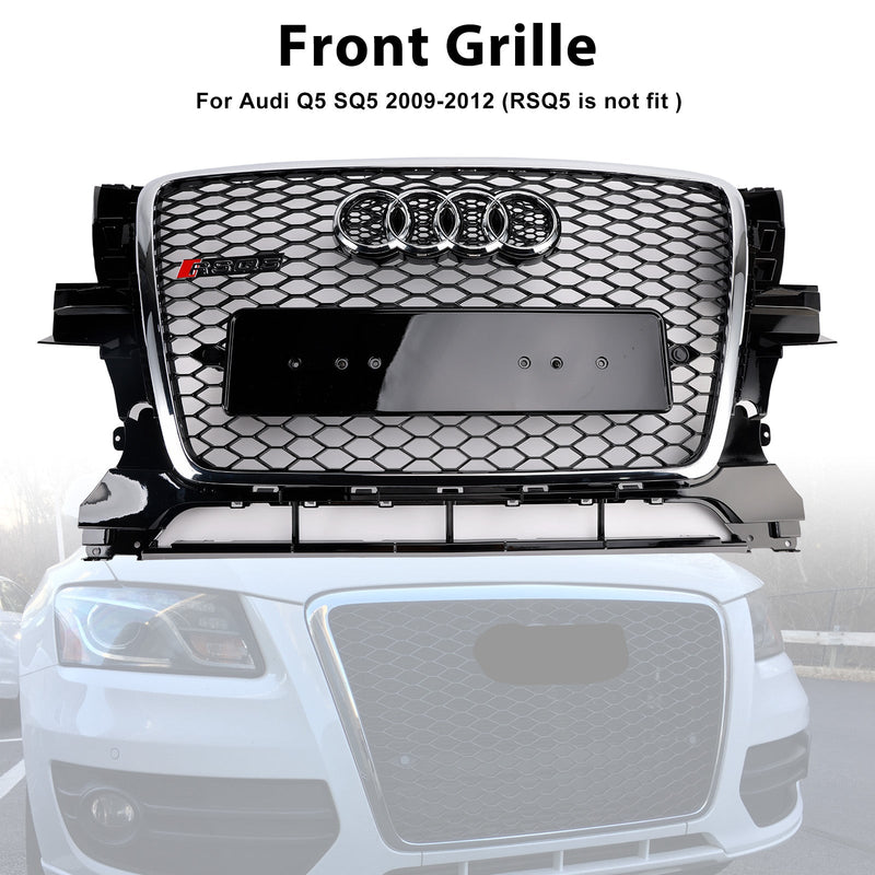 2009–2012 Audi Q5 Chrom/Schwarz Frontstoßstangengrill 8R0853651B