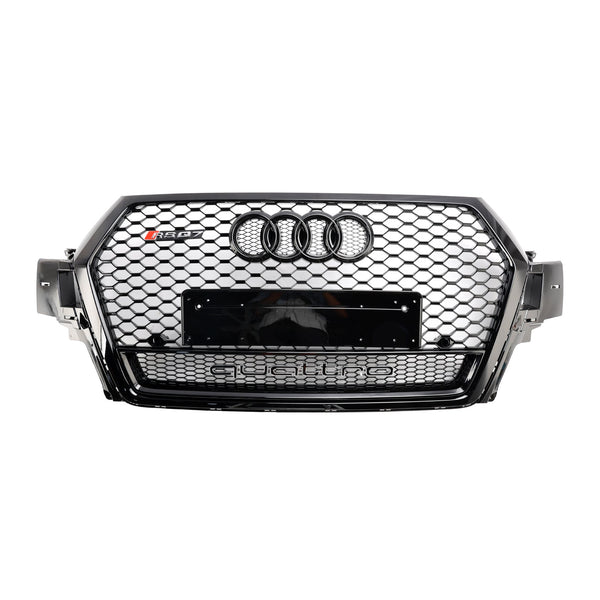 2016-2019 Audi Q7 SQ7 Gloss Black Mřížka předního nárazníku