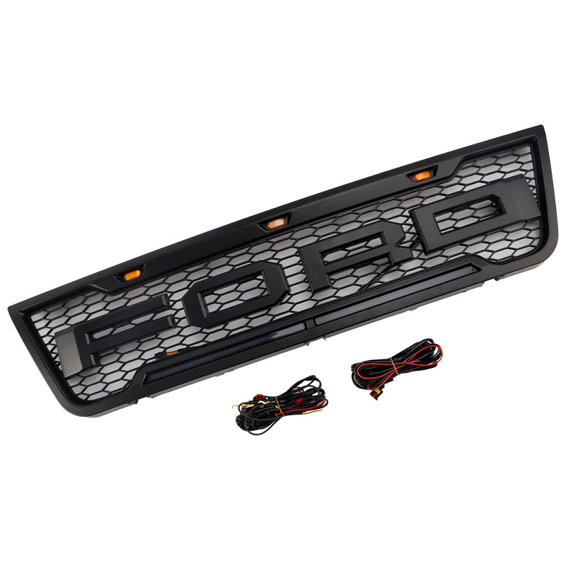 2003-2007 Ford E150 E250 E350 LED-etujoukkopalkki mustana