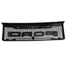1992-1996 Ford F150 LED-mat, Matt Black Front Grilli, jossa on hunajakennon rakenne