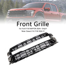 Grade preta para o para-choque dianteiro, adequada para Ford F150 RAPTOR de 2024.