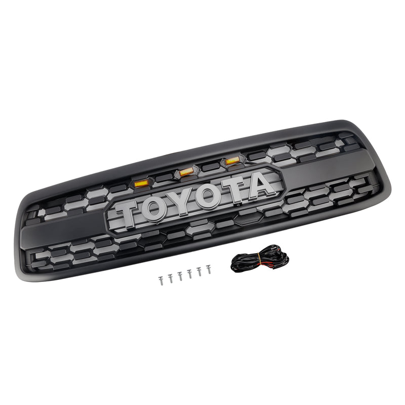 Matt Black Front Grill for Toyota Tundra 2000-2002 LED: llä
