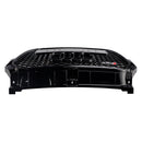 Grill de favo de mel preto brilhante para Audi A1/S1 (2010-2014)-hastes de base da frente compatíveis