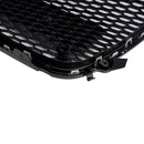 Grill de favo de mel preto brilhante para Audi A1/S1 (2010-2014)-hastes de base da frente compatíveis