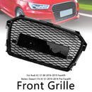 2016-2019 Audi A1 S1 8X Facelift RS Style Honeycomb Bumper Grille Svart