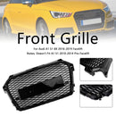 2016-2019 Audi A1 S1 8X Facelift RS Style Honeycomb Bumper Grille Svart