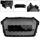 2016-2019 Audi A1 S1 8X Facelift RS Style Honeycomb Bumper Grille Svart