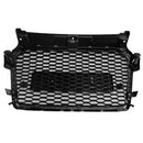 2016-2019 Audi A1 S1 8X Facelift RS Style Honeycomb Bumper Grille Svart