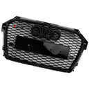 2016–2019 Audi A1 S1 8x facelift RS Style plášťový šokový prut rošt černé