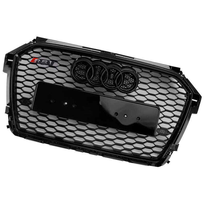 2016–2019 Audi A1 S1 8x facelift RS Style plášťový šokový prut rošt černé