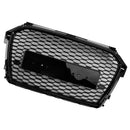 2016-2019 Audi A1 S1 8X Facelift RS Style Honeycomb Bumper Grille Svart