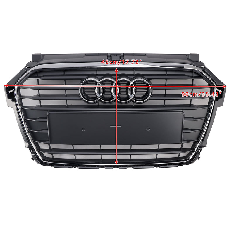 2016–2019 Audi A1 S1 MK1 Facelift Chrom Frontstoßstangengrill