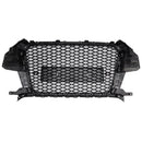 2011–2015 Audi Q3 S-Line RSQ3 Style Frontgrill mit Wabengitter, Schwarz glänzend