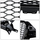 2011–2015 Audi Q3 S-Line RSQ3 Style Frontgrill mit Wabengitter, Schwarz glänzend