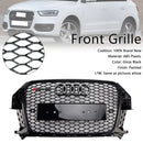 2011–2015 Audi Q3 S-Line RSQ3 Style Frontgrill mit Wabengitter, Schwarz glänzend