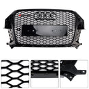 2011–2015 Audi Q3 S-Line RSQ3 Style Frontgrill mit Wabengitter, Schwarz glänzend
