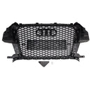 2011–2015 Audi Q3 S-Line RSQ3 Style Frontgrill mit Wabengitter, Schwarz glänzend