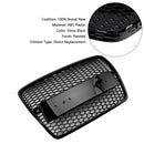 Panel černého předního voštinového grilu pro Audi A6 C6 2004-2008