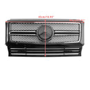 1990–2018 Mercedes Benz G-sarja W463 Kromi musta etupuskurin säleikkö