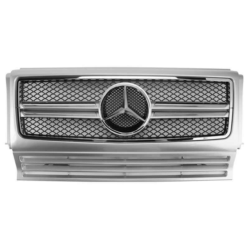 1990-2018 Mercedes Benz W463 Chrome Black Front Bumper Grille Grill Generic