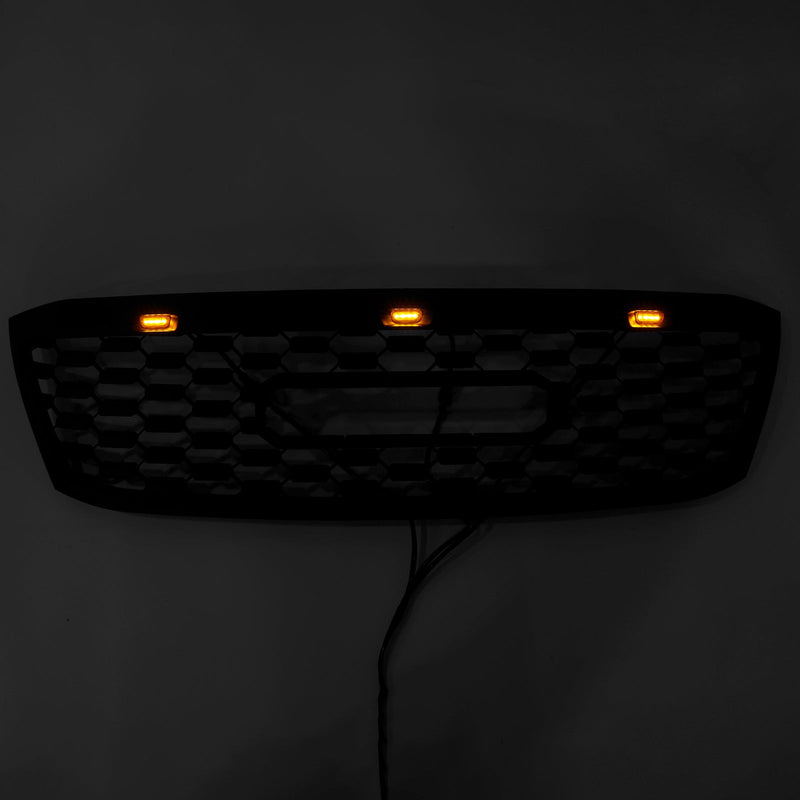 2005–2011 Toyota Hilux N70 PrefaceLift LED-etukerroksen baarigrilli mustana